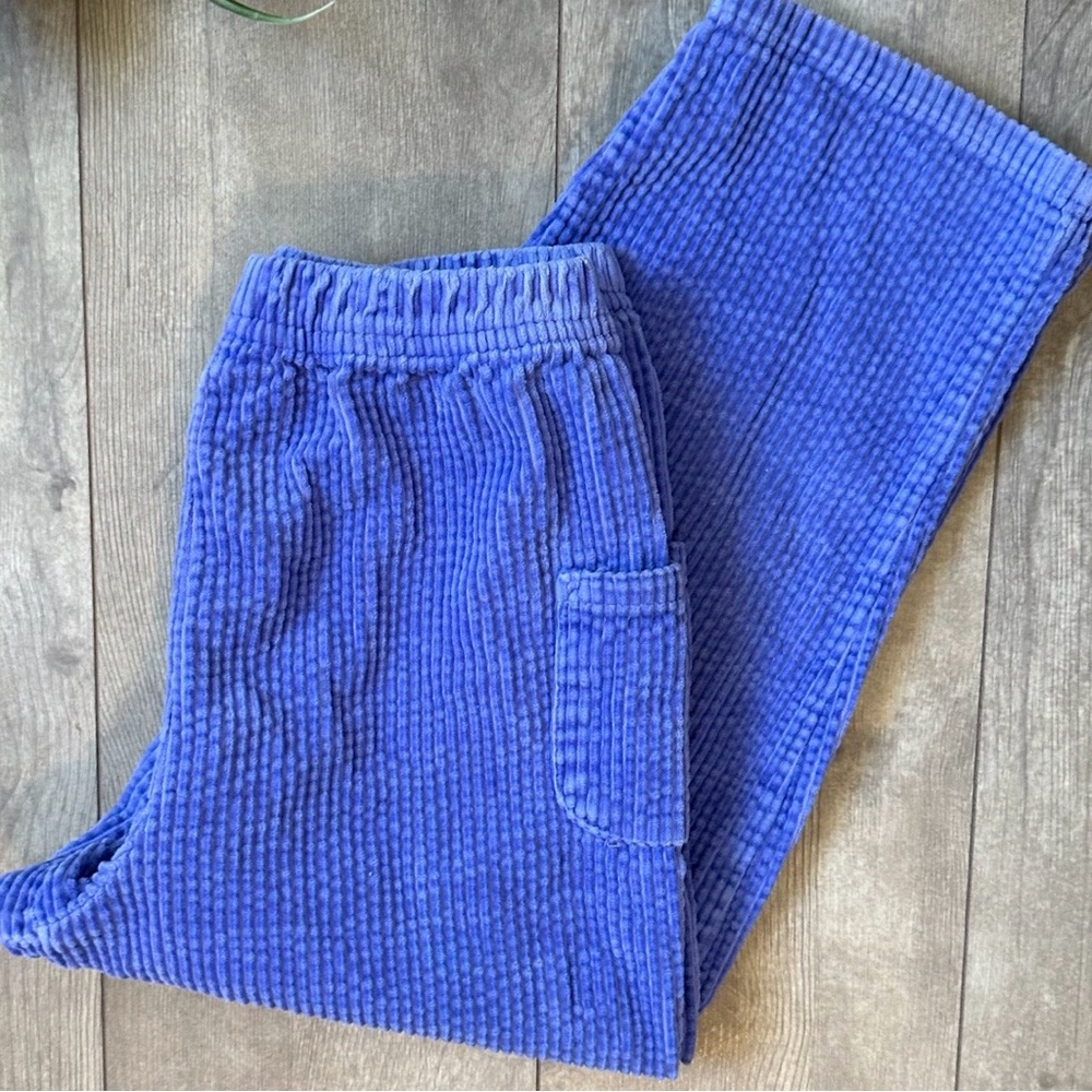 Vintage Carter’s Kids Purple Corduroy Lined Cargo Pants Girls Size 6